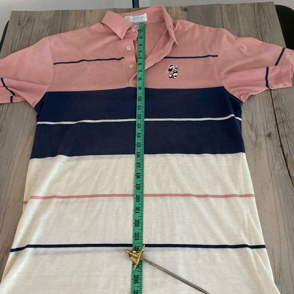 Vintage Walt Disney Men’s Golf Polo Mickey Disney Fashions Made USA Small (READ) - Picture 7 of 9